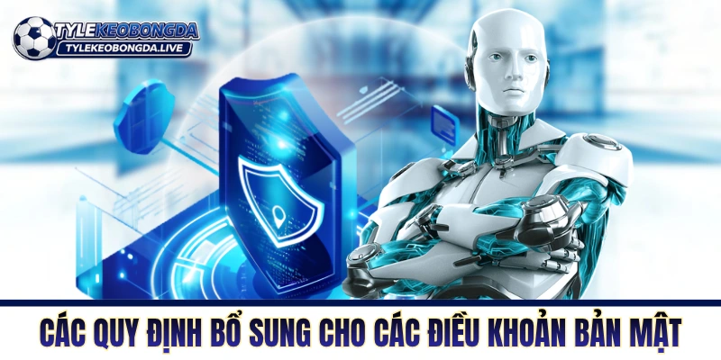 Chính Sách Bảo Mật - An Toàn Dữ Liệu Luôn Ở Mức Tuyệt Đối 3 Các quy định bổ sung cho các điều khoản bản mật