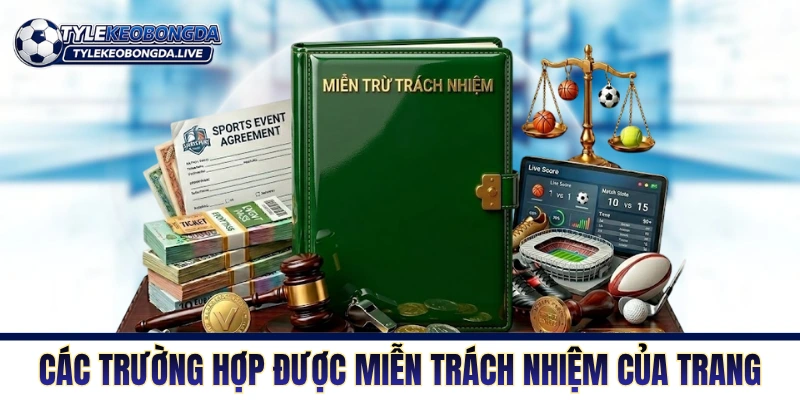 Miễn Trừ Trách Nhiệm - Quy Định Về Tình Huống Bất Khả Kháng 2 Các trường hợp được miễn trách nhiệm của trang