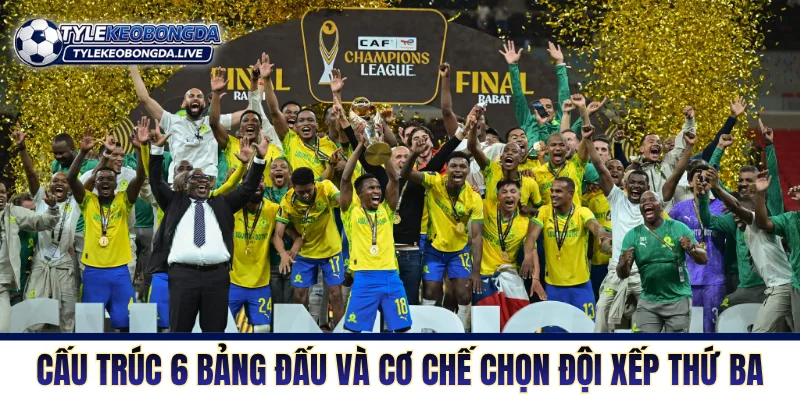Cấu trúc 6 bảng đấu và cơ chế chọn đội xếp thứ ba